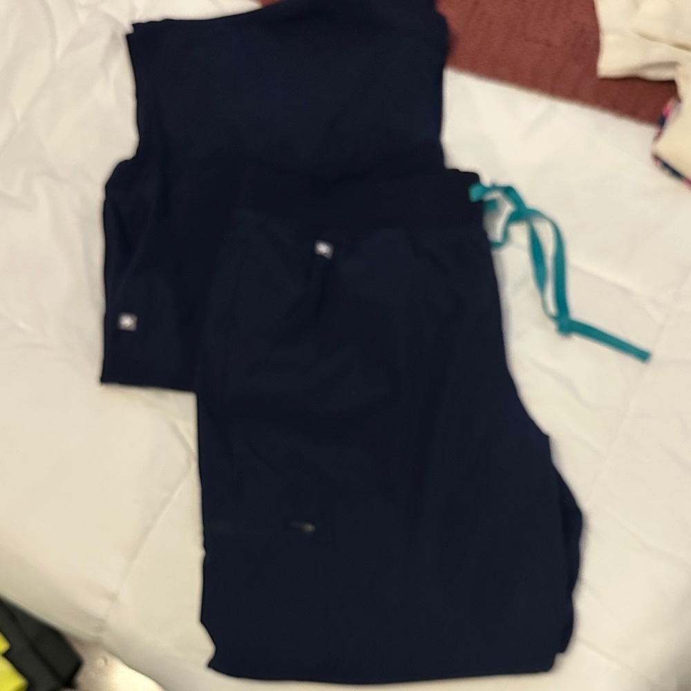 Figs Women's Scrub Set in Navy Blue